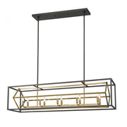 10 Light Linear Chandelier