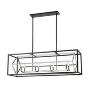 8 Light Linear Chandelier