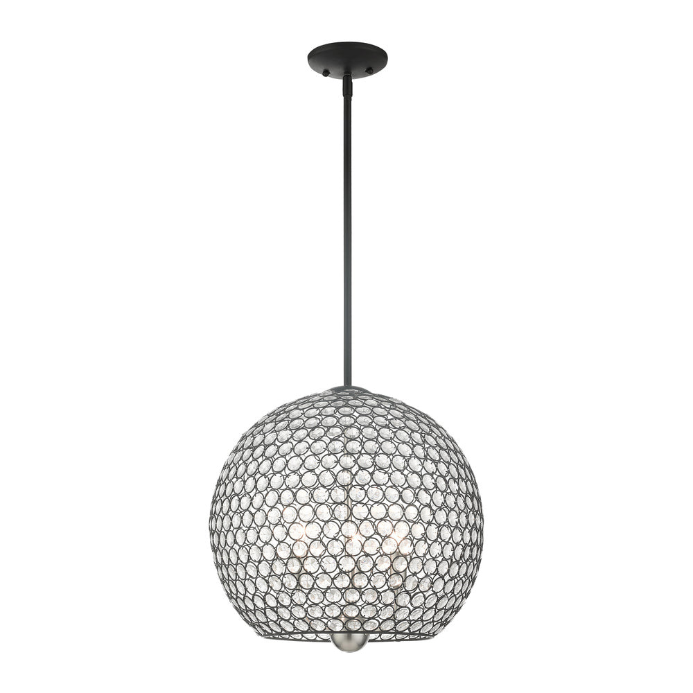 Livex Lighting CASSANDRA 45723-04 Pendant Casual - Black