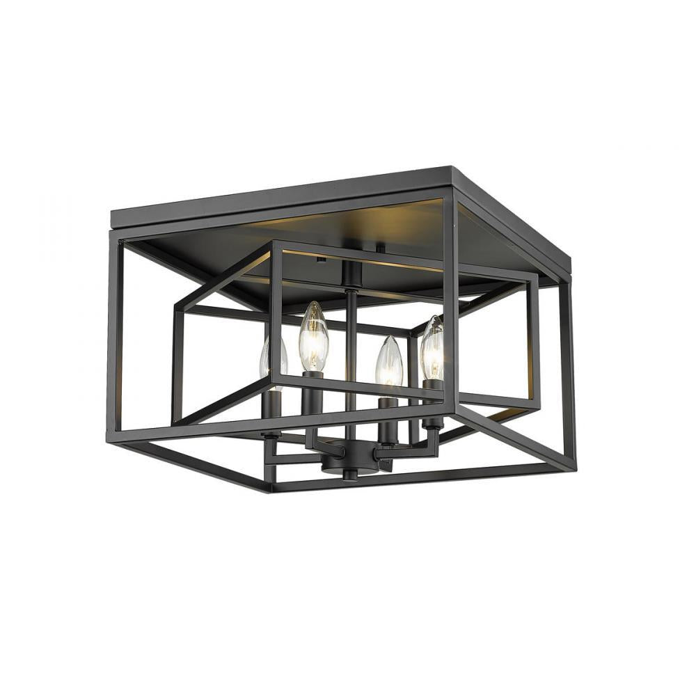 4 Light Flush Mount Light