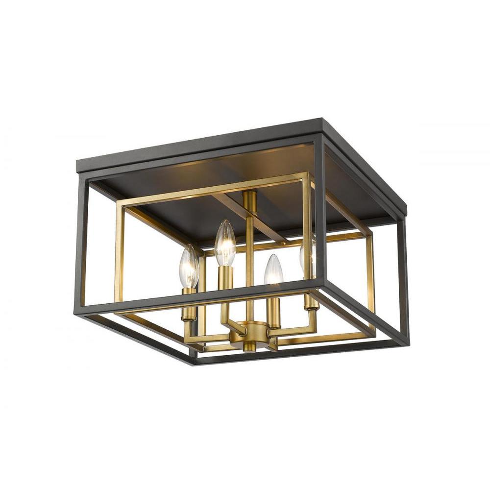 4 Light Flush Mount Light