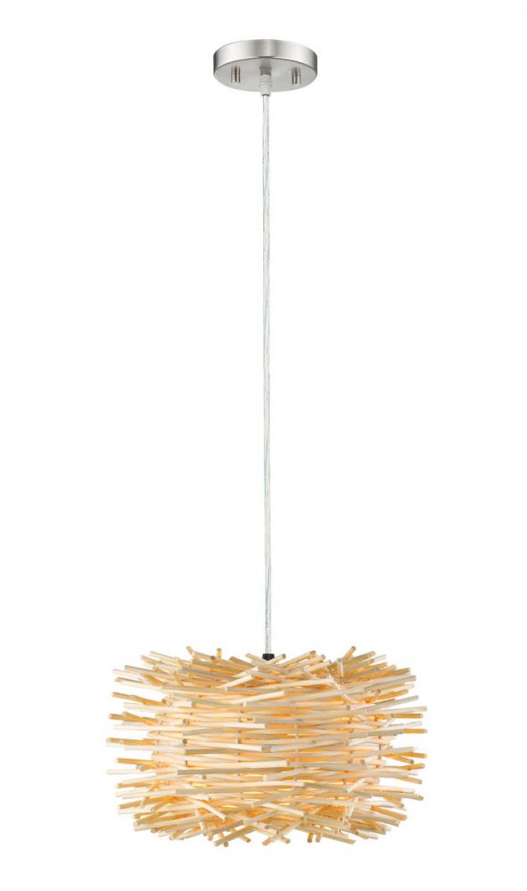 Z-Lite Lighting 459-12NAT Pendant Contemporary - Nickel