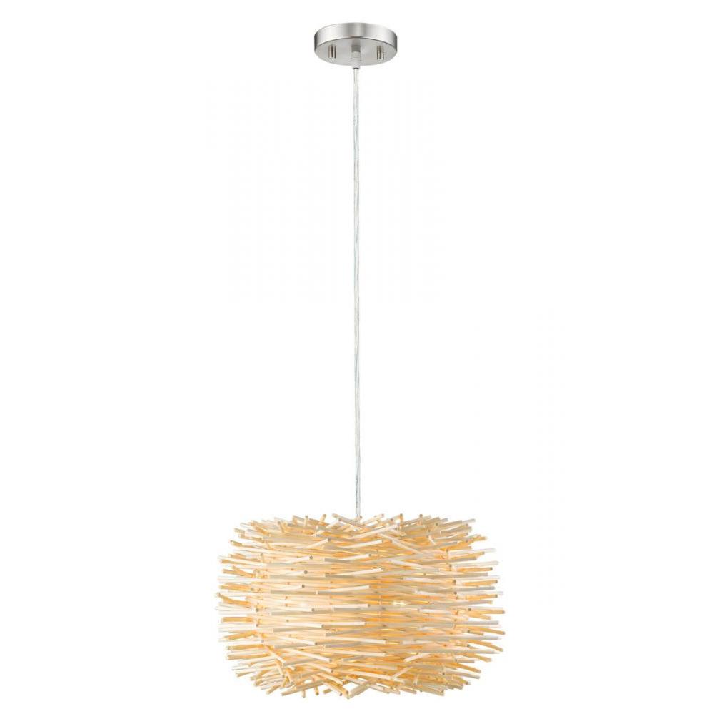 1 Light Pendant-Natural