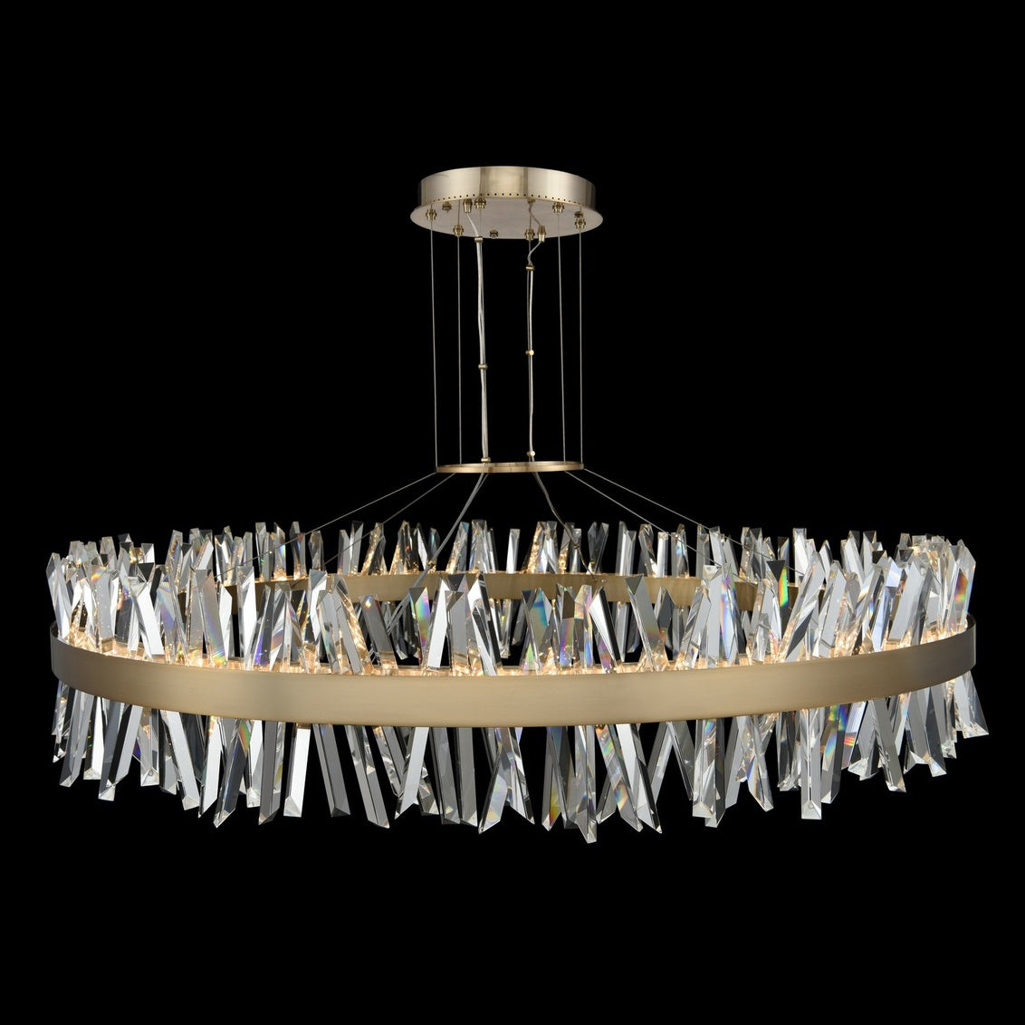 Glacier 60 Inch LED Round Pendant