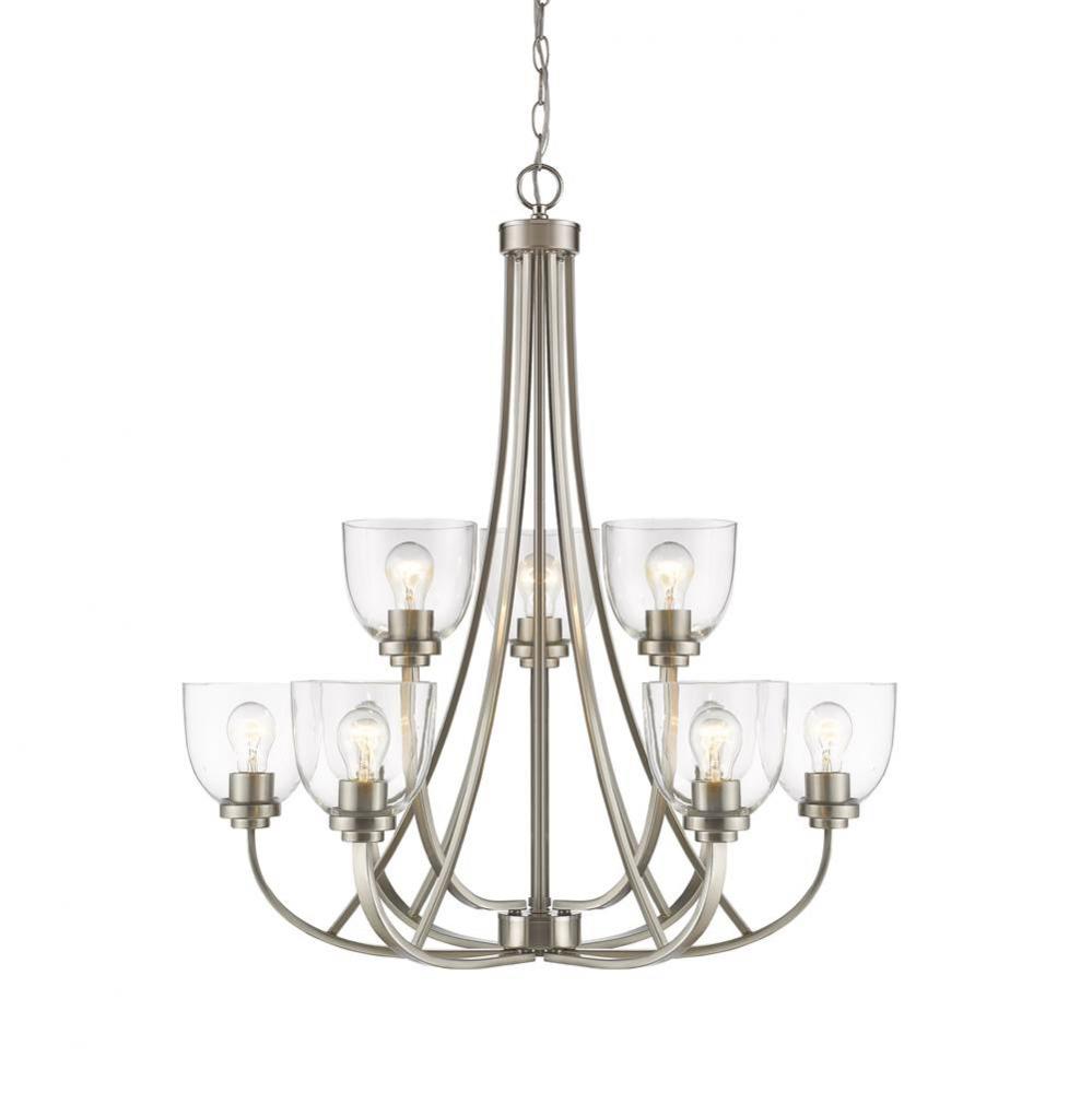 Z-Lite Lighting NICKEL TONES 460-9-BN Chandelier - Nickel