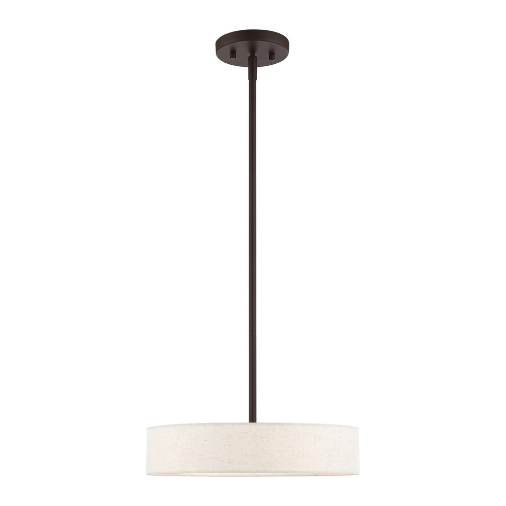 Livex Lighting VENLO 46033-07 Pendant Contemporary - Bronze With Antique Brass Accents