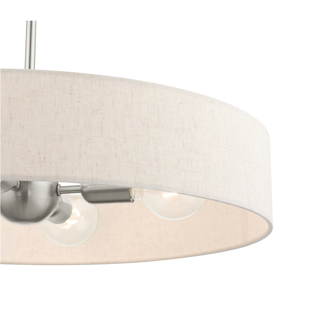 Livex Lighting VENLO 46034-91 Pendant Contemporary - Brushed Nickel