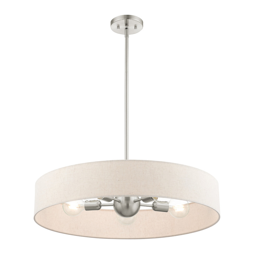 Livex Lighting VENLO 46035-91 Pendant Contemporary - Brushed Nickel