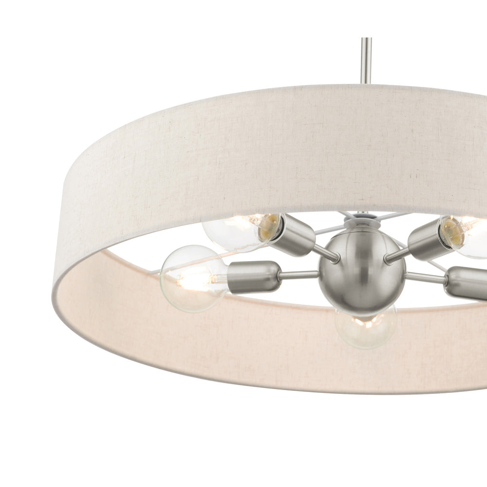 Livex Lighting VENLO 46035-91 Pendant Contemporary - Brushed Nickel