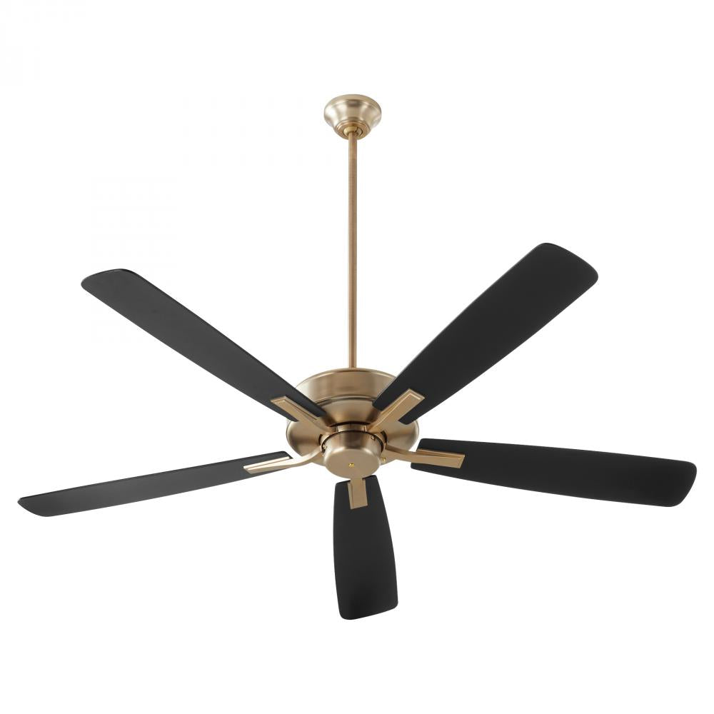 Quorum Lighting OVATION 4605-80 Fan - Aged Brass