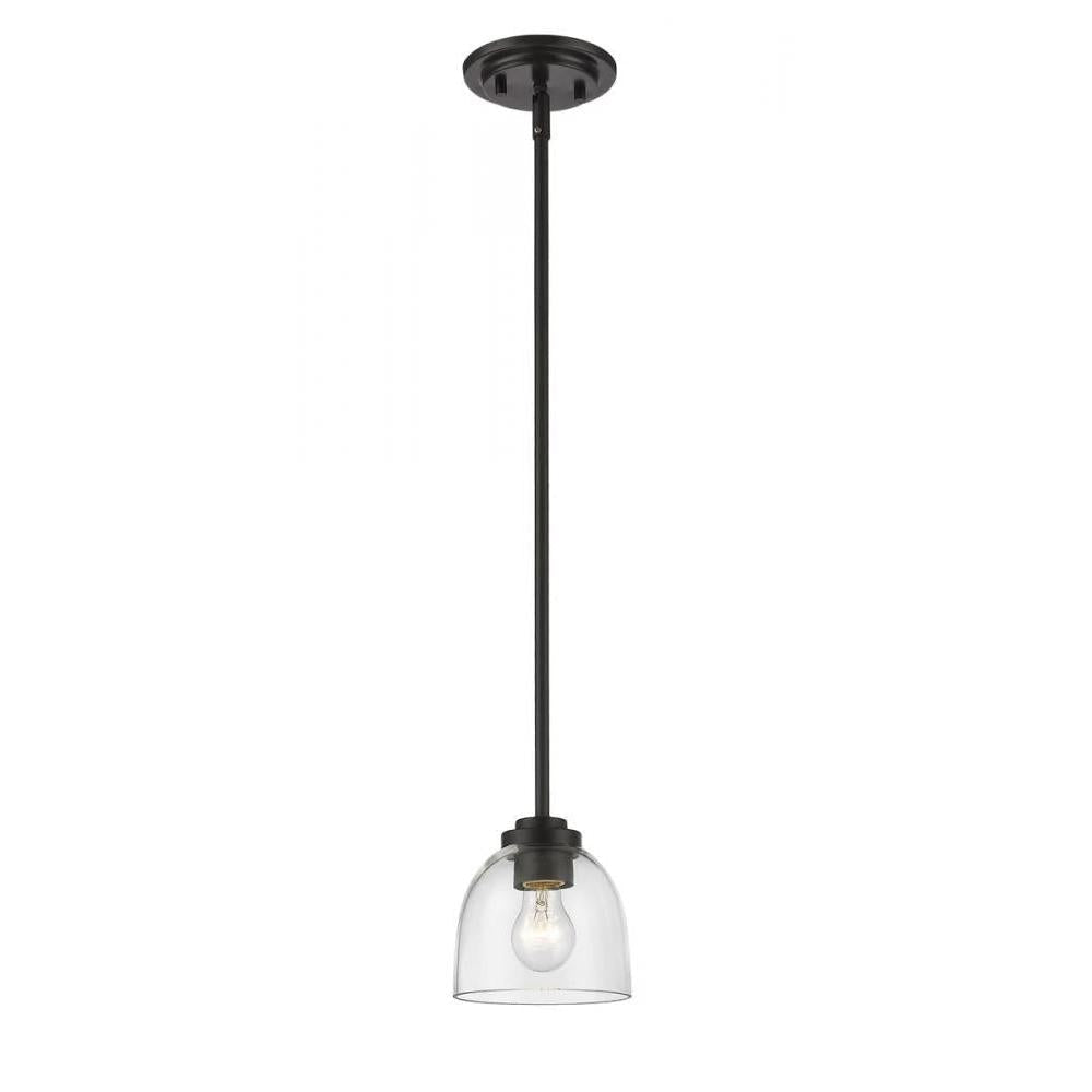 1 Light Pendant-Clear