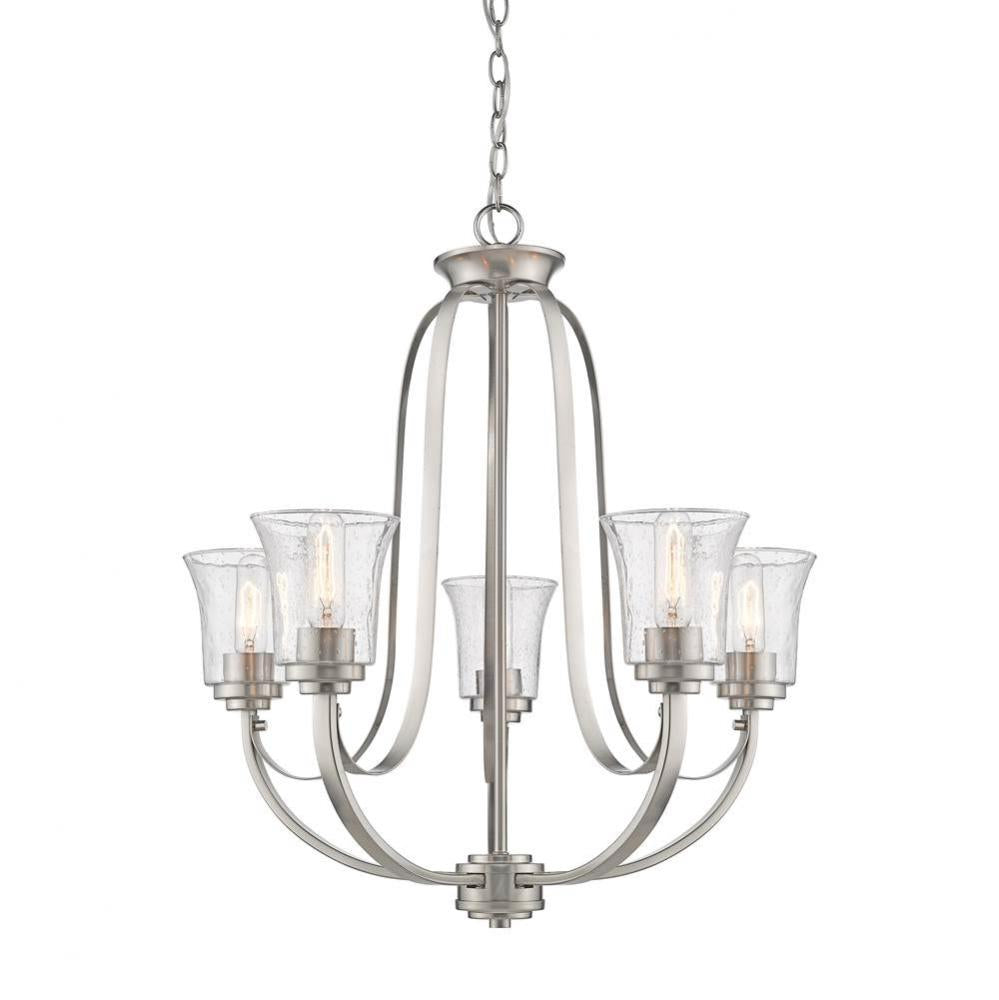 Z-Lite Lighting NICKEL TONES 461-5BN Chandelier - Nickel