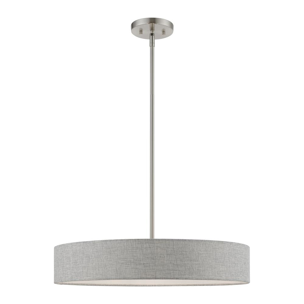 Livex Lighting 46144-91 Pendant Traditional - Nickel