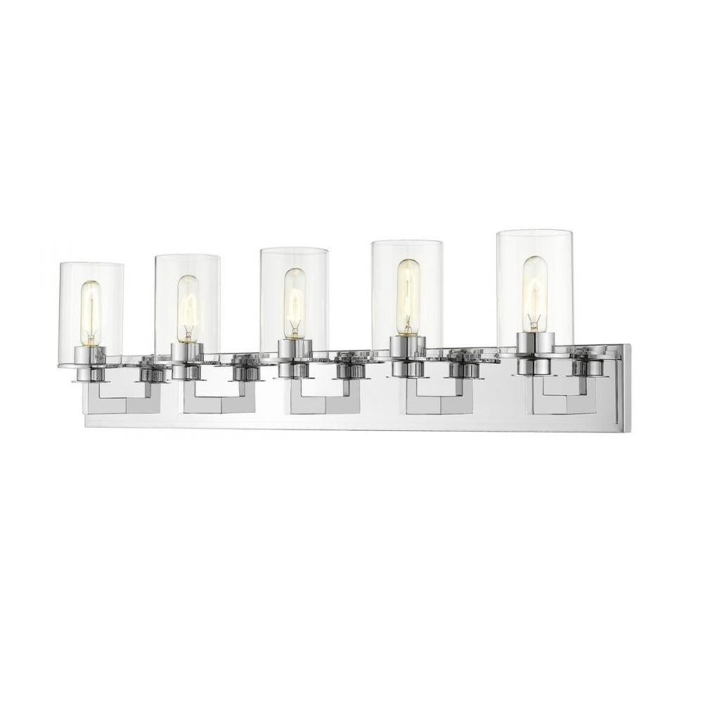 5 Light Vanity-Clear