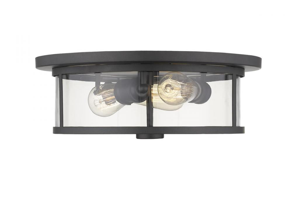 Z-Lite Lighting 462F16-BRZ Flush Mount Mid Century Modern - Bronze