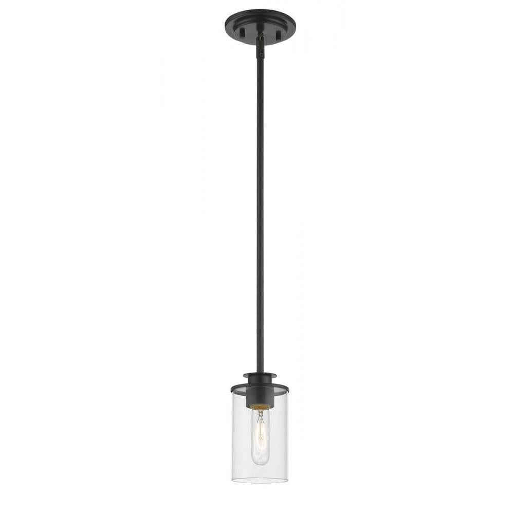 1 Light Pendant-Clear
