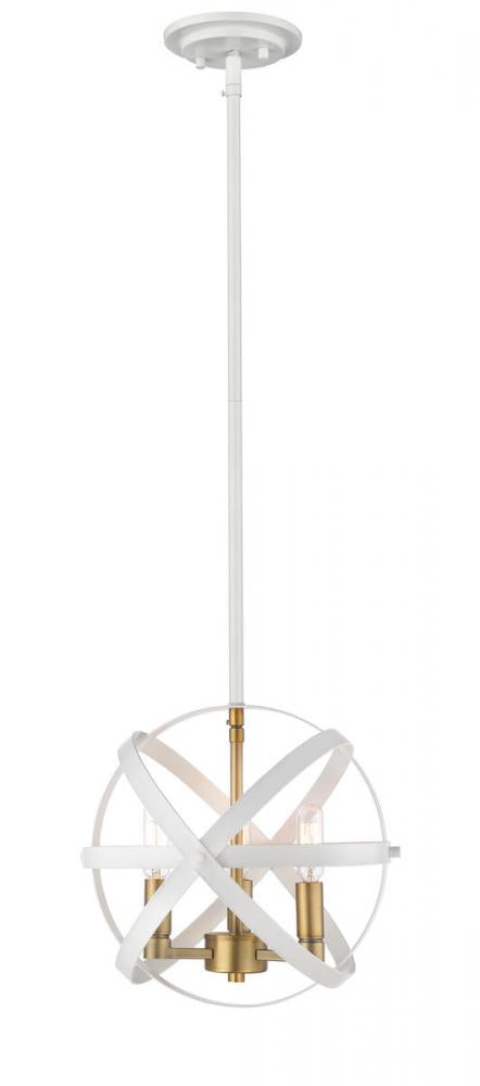 Z-Lite Lighting 463-12HWH-OBR Pendant Contemporary - Brass