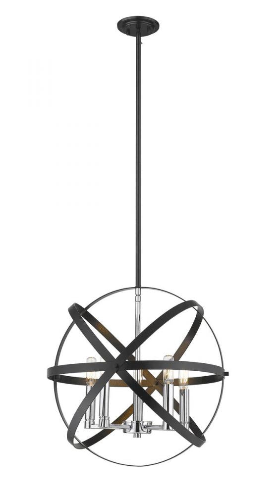 Z-Lite Lighting 463-18HBK-CH Pendant Contemporary - Chrome