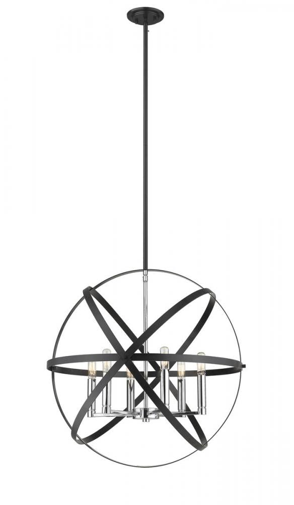 Z-Lite Lighting 463-24HBK-CH Chandelier Contemporary - Chrome