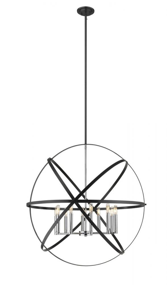 Z-Lite Lighting 463-36HBK-CH Chandelier Contemporary - Chrome