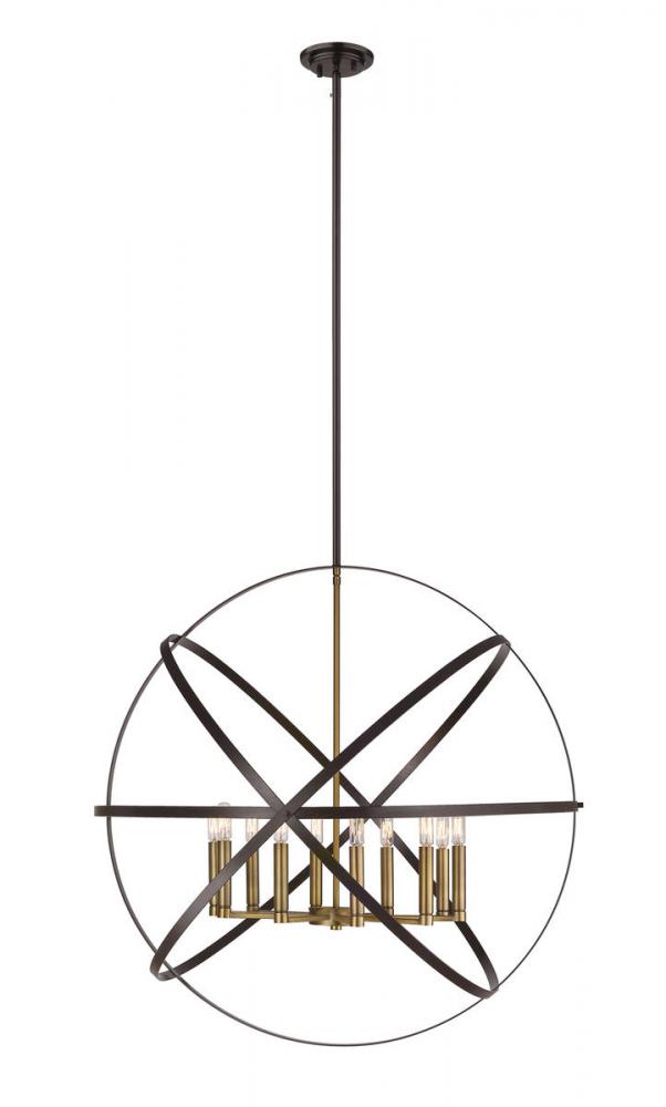 Z-Lite Lighting 463-36HBRZ-OBR Chandelier Contemporary - Brass