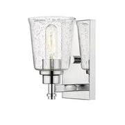 1 Light Wall Sconce-Clear Seedy