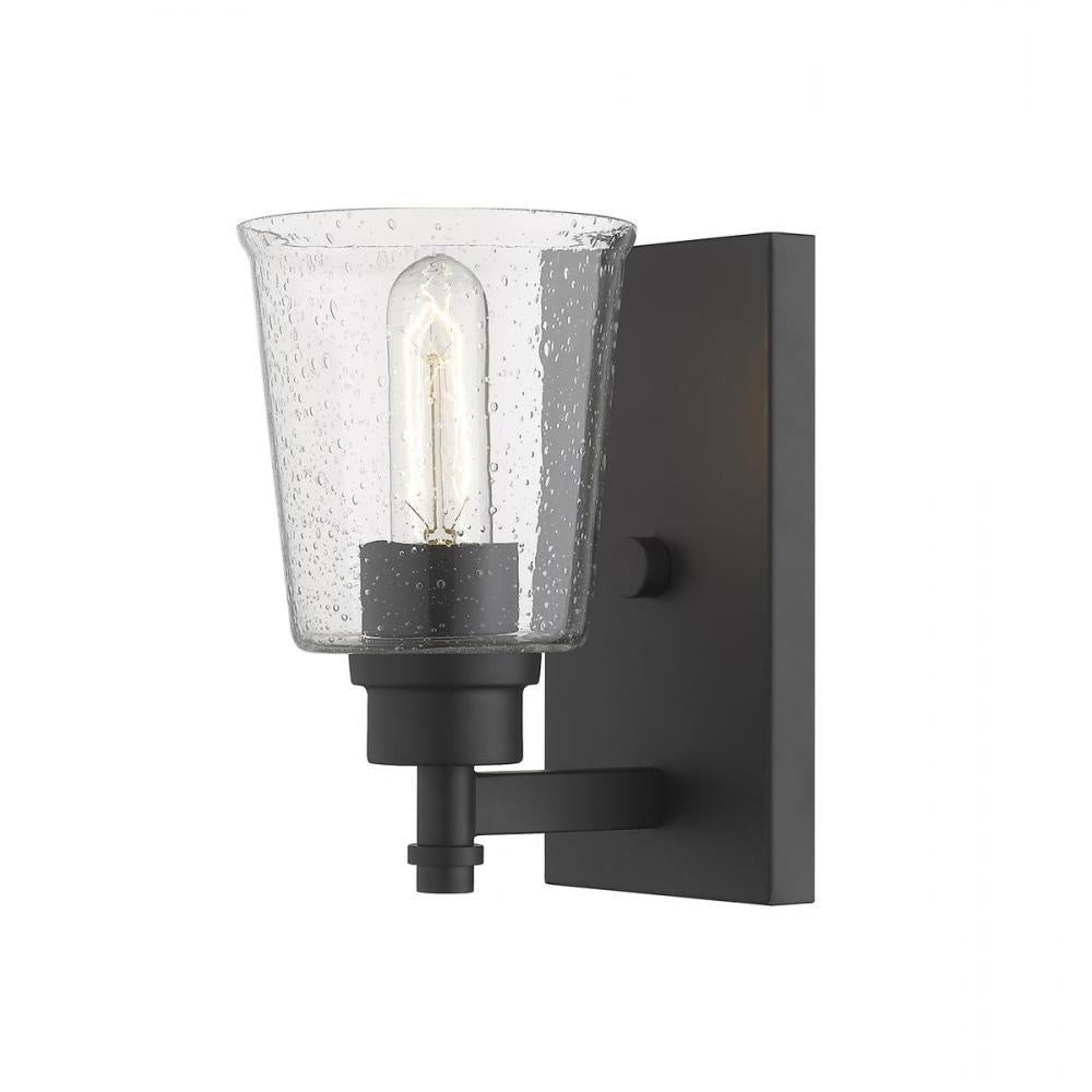 1 Light Wall Sconce-Clear Seedy
