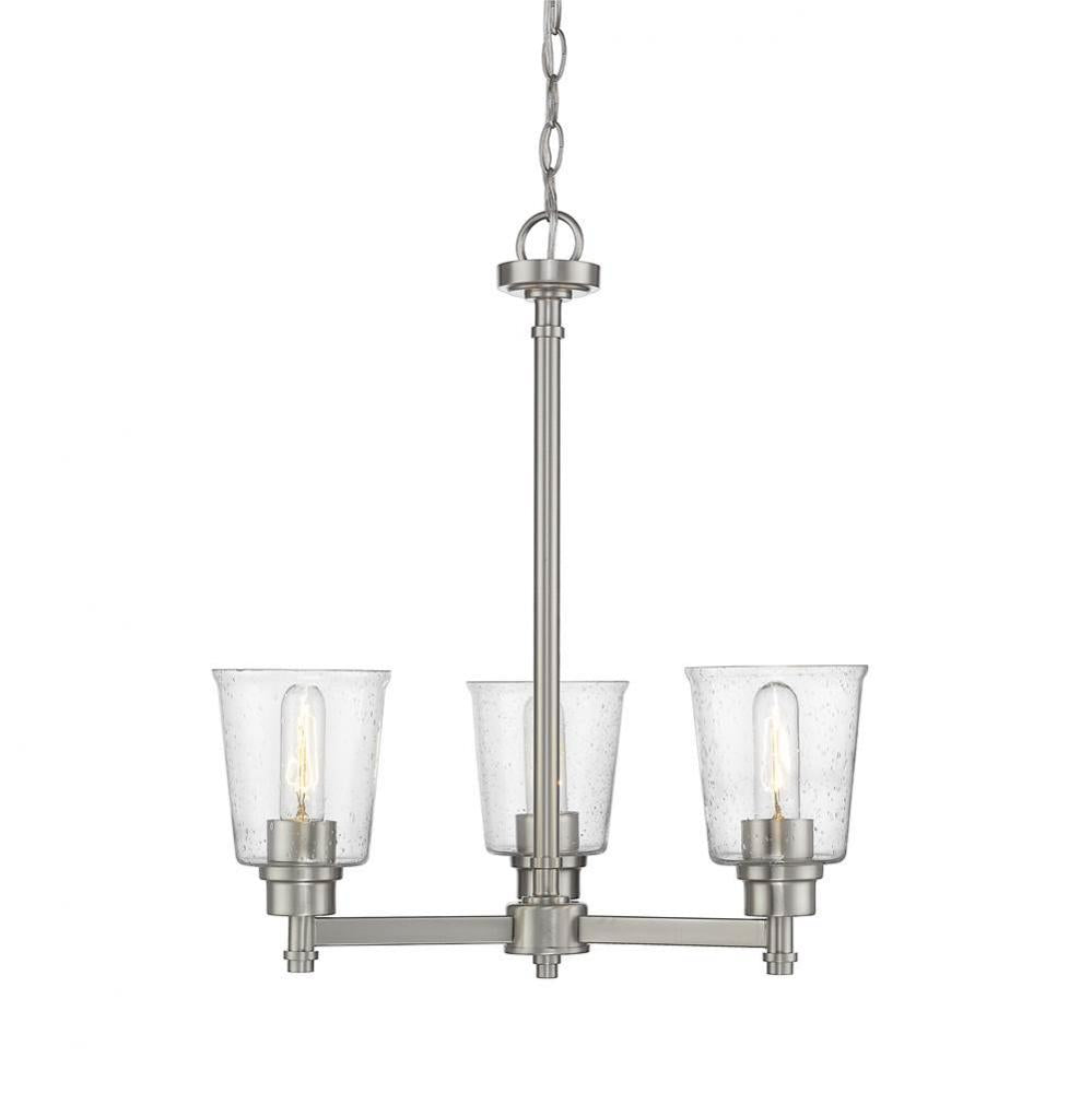 Z-Lite Lighting NICKEL TONES 464-3BN Chandelier - Nickel