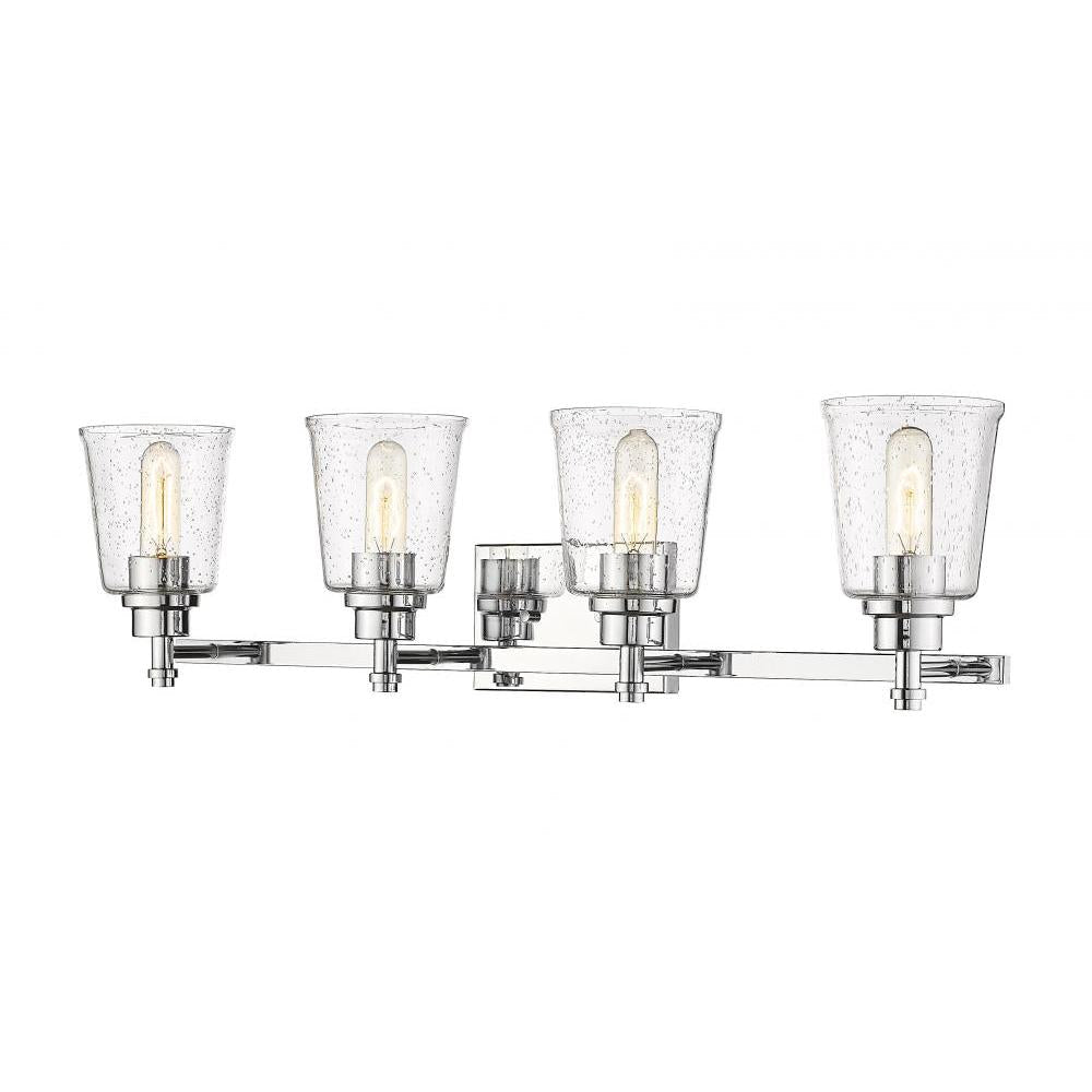 4 Light Vanity-Clear Seedy