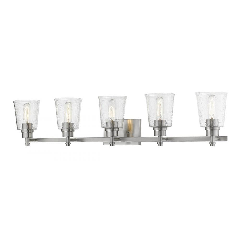 5 Light Vanity-Clear Seedy