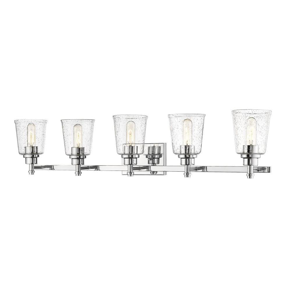 5 Light Vanity-Clear Seedy