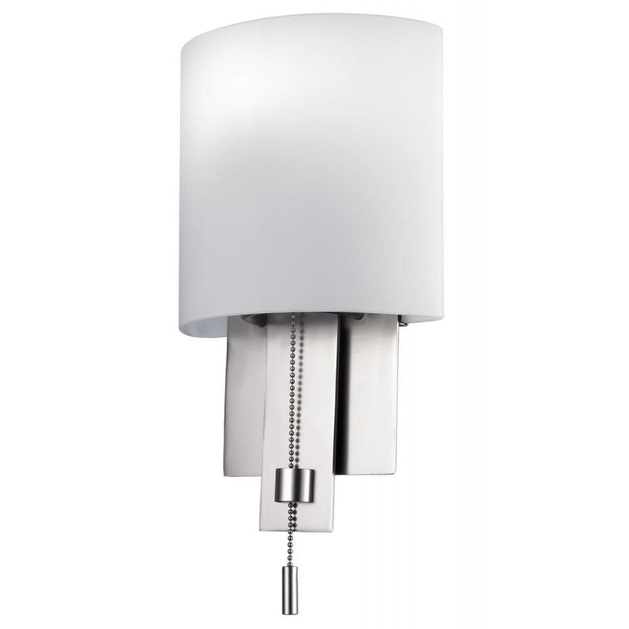 Espille 8 Inch Wall Sconce – Satin Nickel – 4650SN