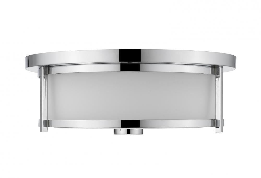 Z-Lite Lighting 465F14-CH Flush Mount Mid Century Modern - Chrome