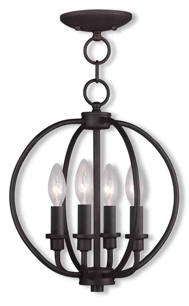 Livex Lighting MILANIA 4664-07 Pendant Transitional - Bronze