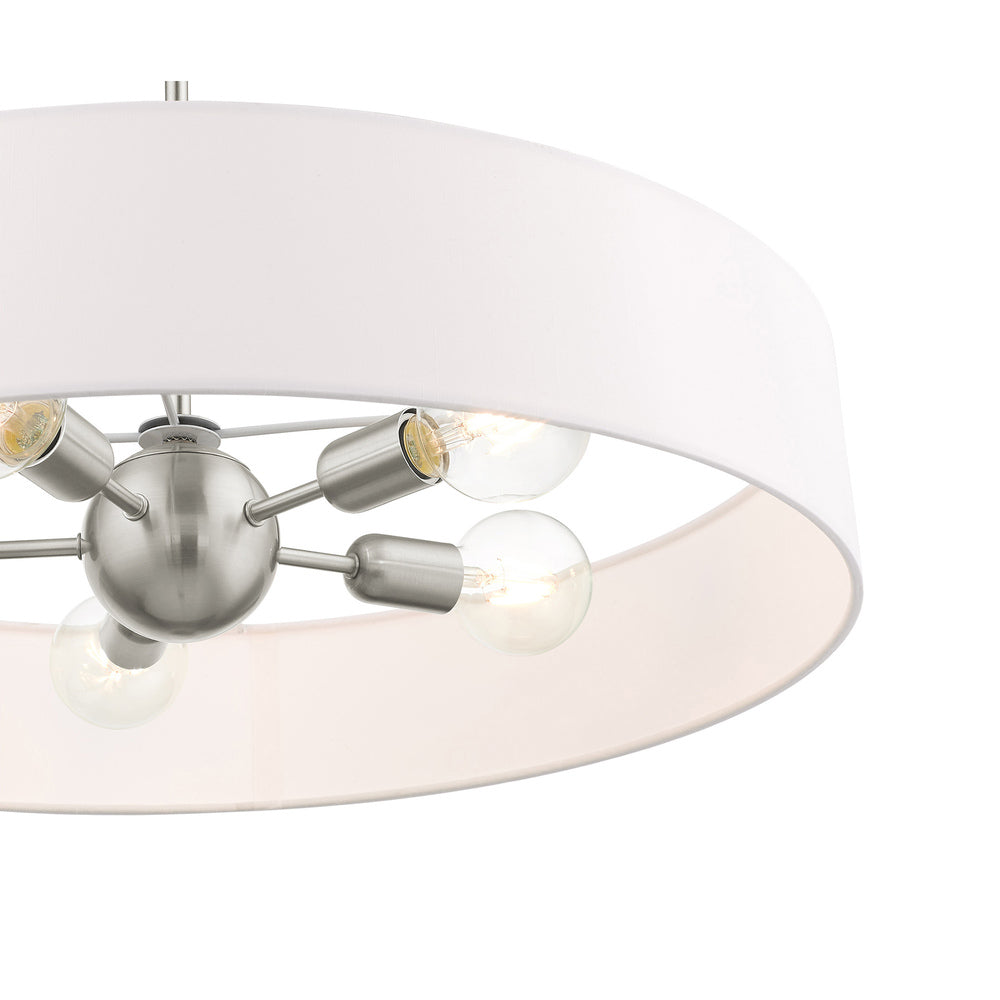 Livex Lighting VENLO 46925-91 Pendant Contemporary - Brushed Nickel