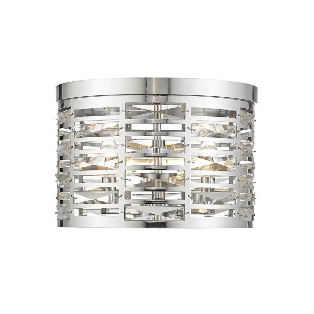 Z-Lite Lighting CHROMES 469F3-CH Flush Mount - Chrome