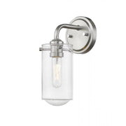 1 Light Wall Sconce-Clear
