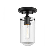 1 Light Flush Mount Light-Clear