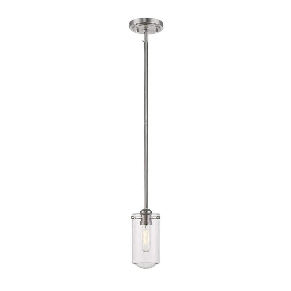1 Light Pendant-Clear
