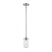 1 Light Pendant-Clear
