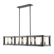 10 Light Linear Chandelier