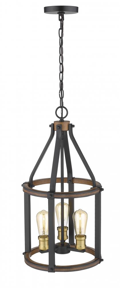 Z-Lite Lighting 472-3P-RM Pendant Restoration - Brown