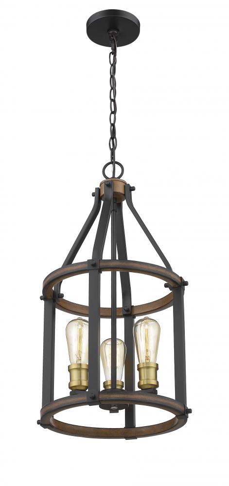 Z-Lite Lighting 472-3P-RM Pendant Restoration - Brown