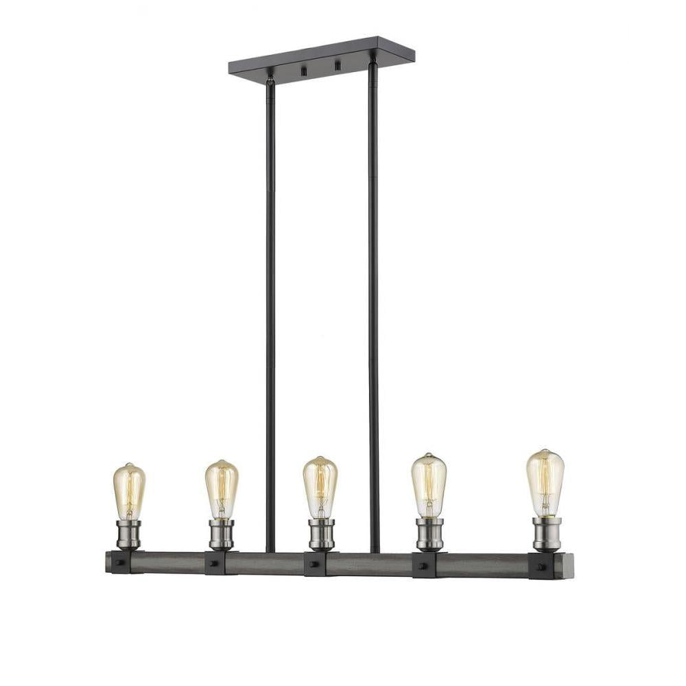 5 Light Linear Chandelier
