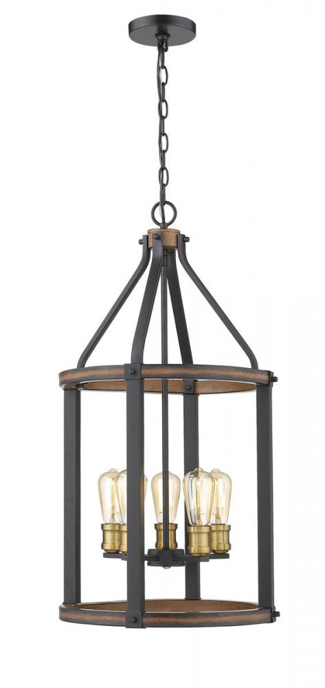 Z-Lite Lighting 472-5P-RM Chandelier Restoration - Brown