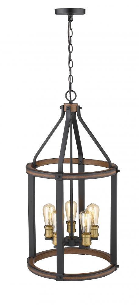 Z-Lite Lighting 472-5P-RM Chandelier Restoration - Brown