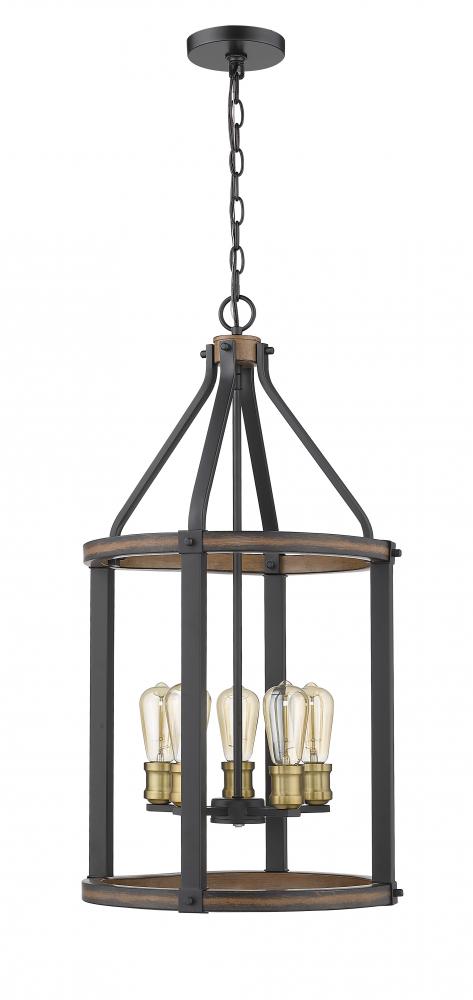 Z-Lite Lighting 472-5P-RM Chandelier Restoration - Brown