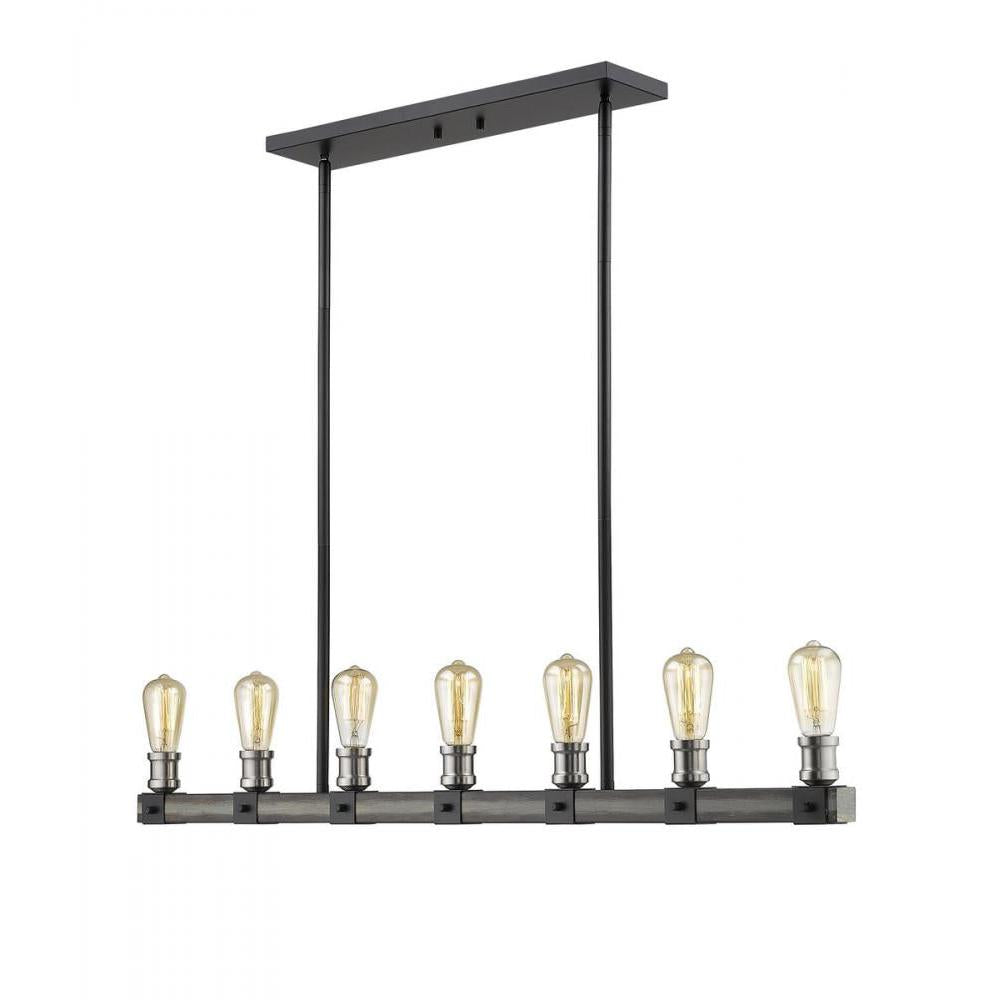 7 Light Linear Chandelier