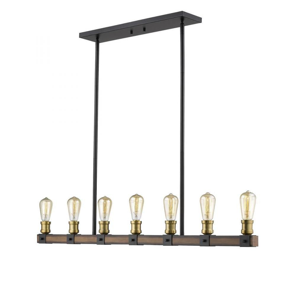 7 Light Linear Chandelier
