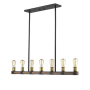 7 Light Linear Chandelier